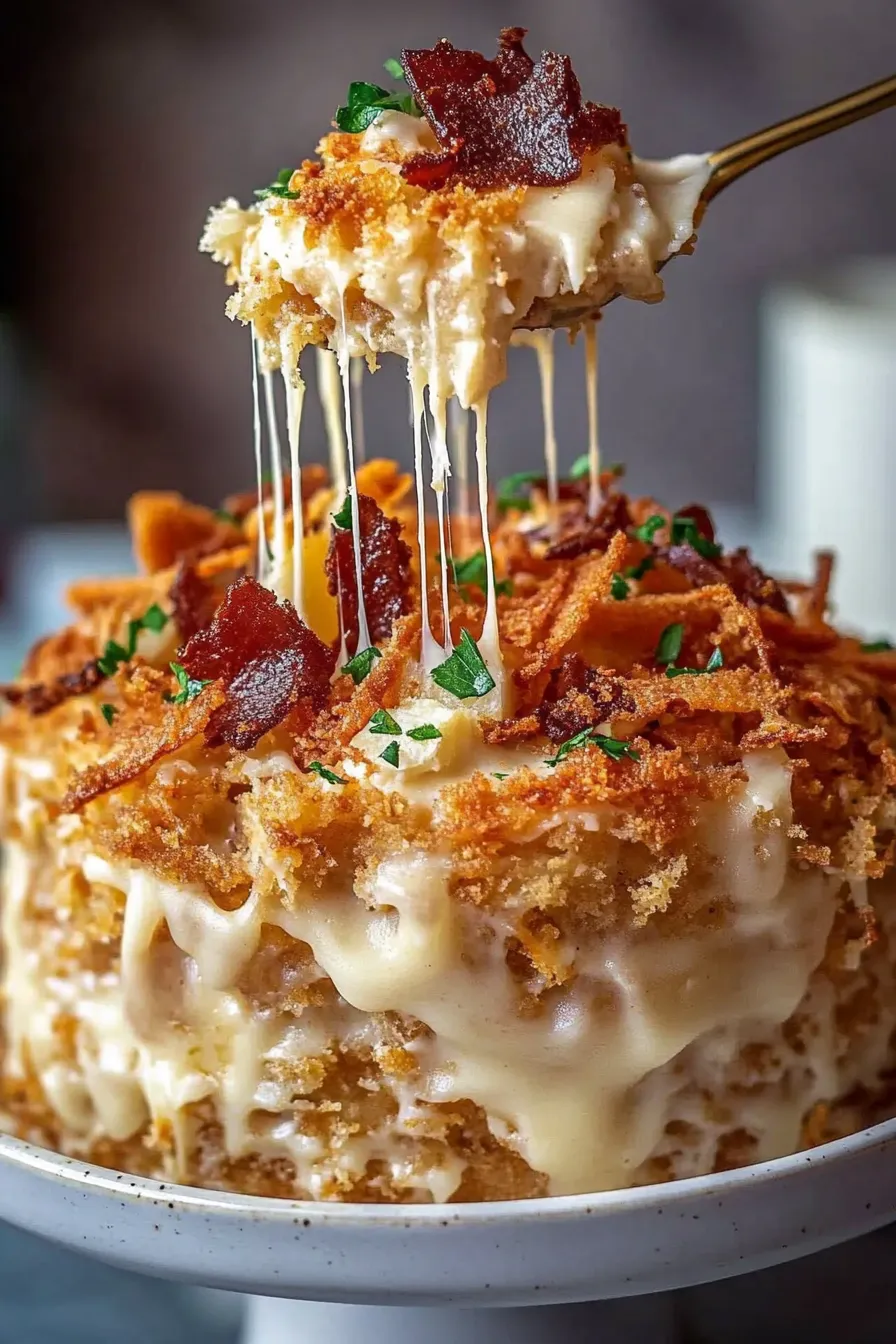 French Onion Chicken Rice Bake