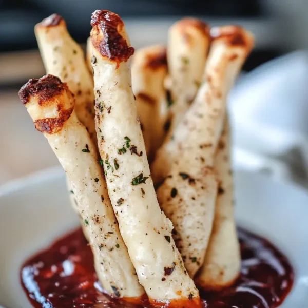 Garlic Parmesan Breadsticks Freshly Baked