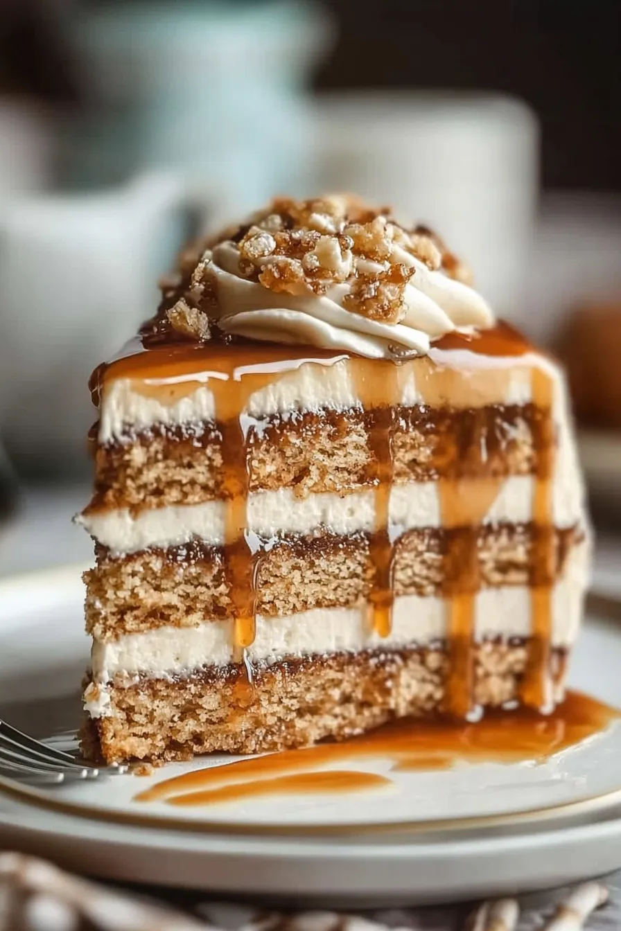 Heavenly Caramel Latte Cake for Coffee Lovers