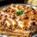 Delicious High Protein Creamy Beef Pasta for Dinner