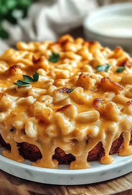Irresistible Buffalo Chicken Mac and Cheese Served in Bowl