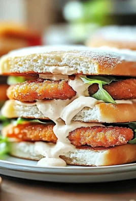Irresistibly Crispy Chicken Sandwich with Garlic Mayo