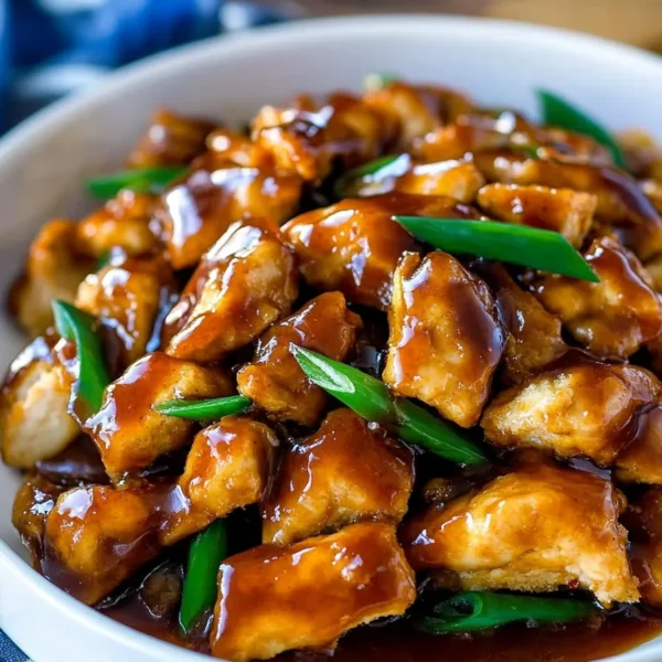 Mongolian Chicken Stir-Fry Ready to Serve