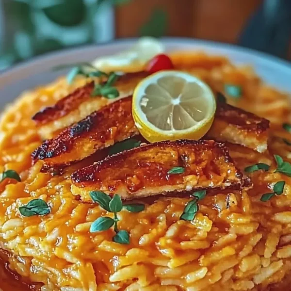 Delicious Nigerian Jollof Rice on a Festive Table