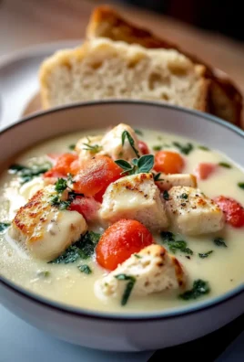 Creamy Olive Garden Chicken Gnocchi Soup in a Bowl