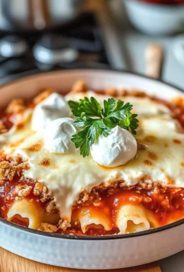 One Pot Lasagna Soup in a Bowl