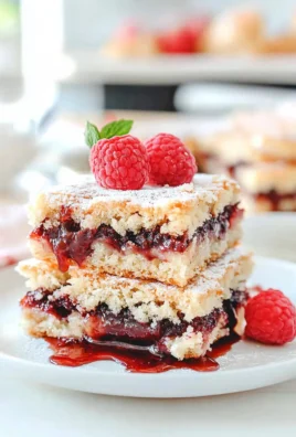 Raspberry Jam Streusel Bars Freshly Baked and Ready to Enjoy