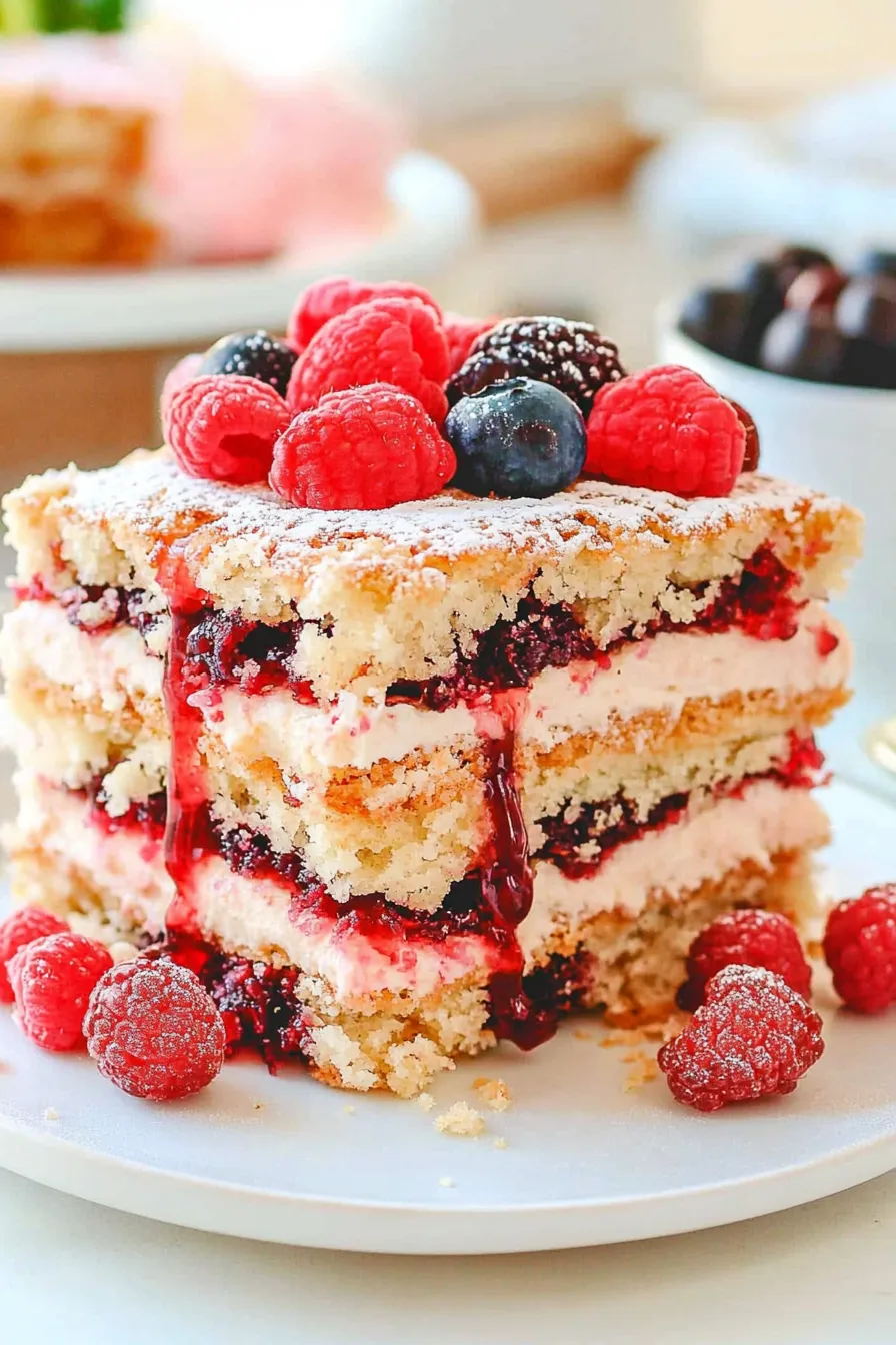 Raspberry Jam Streusel Bars