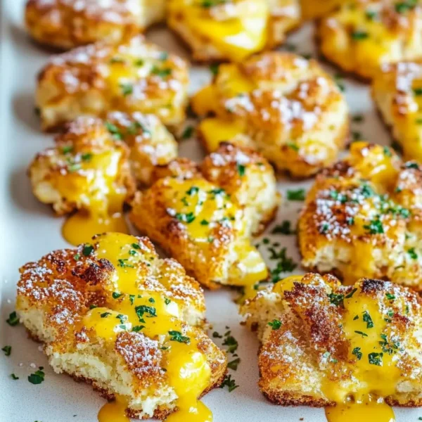 Smashed Potatoes with Garlic and Herbs - Delicious Side Dish