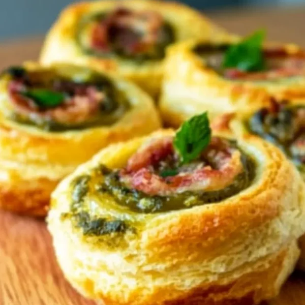 Spinach Artichoke Pinwheels Ready to Serve