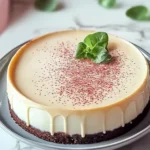 Decadent Vanilla Bean Brown Butter Cheesecake Slice