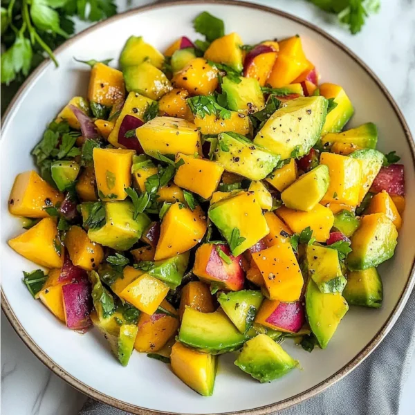 AVOCADO AND MANGO SALAD