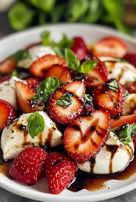 Balsamic Strawberry Caprese