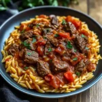 Beef Giouvetsi (Greek Beef Orzo Pasta) Recipe