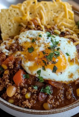 Breakfast Chili and Eggs
