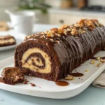 German Chocolate Cake Roll