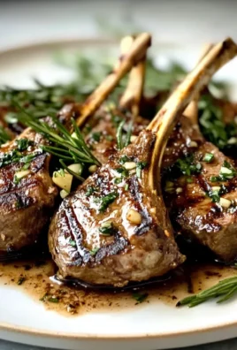 Grilled Lamb Cutlets with Garlic & Rosemary Delight!