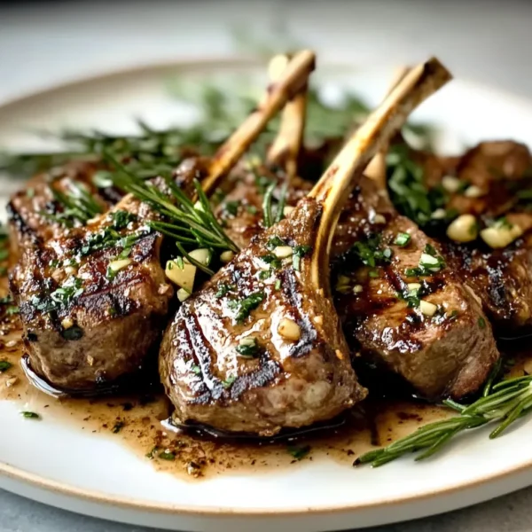 Grilled Lamb Cutlets with Garlic & Rosemary Delight!