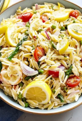 Lemon Orzo Salad