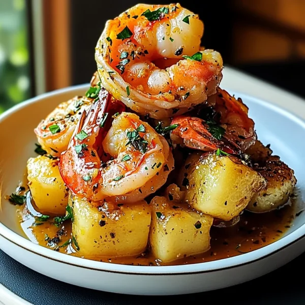 MOFONGO GARLIC SHRIMP