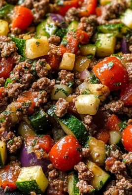 Mediterranean Ground Beef Stir-Fry