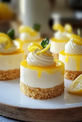 Mini Lemon Cheesecakes