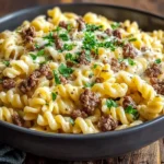One-Pot Beef and Cheddar Ranch Pasta Recipe
