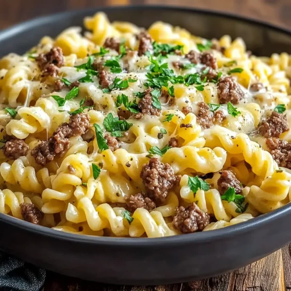 One-Pot Beef and Cheddar Ranch Pasta Recipe