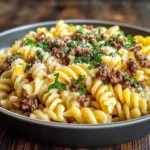 One-Pot Beef and Cheddar Ranch Pasta Recipe