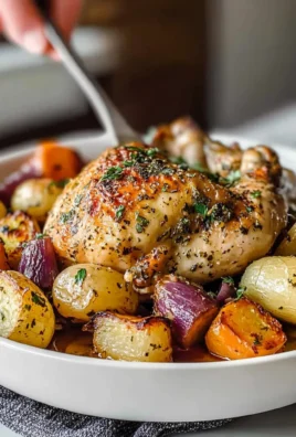 Roasted Chicken With Root Vegetables