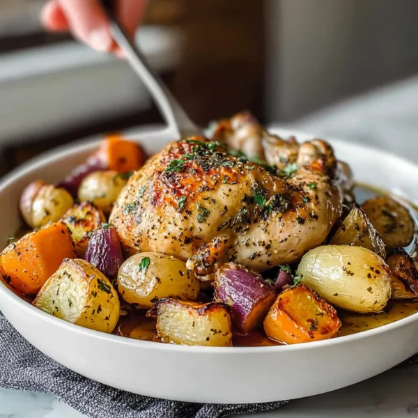 Roasted Chicken With Root Vegetables