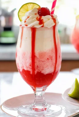 Shirley Temple Ice Cream Float