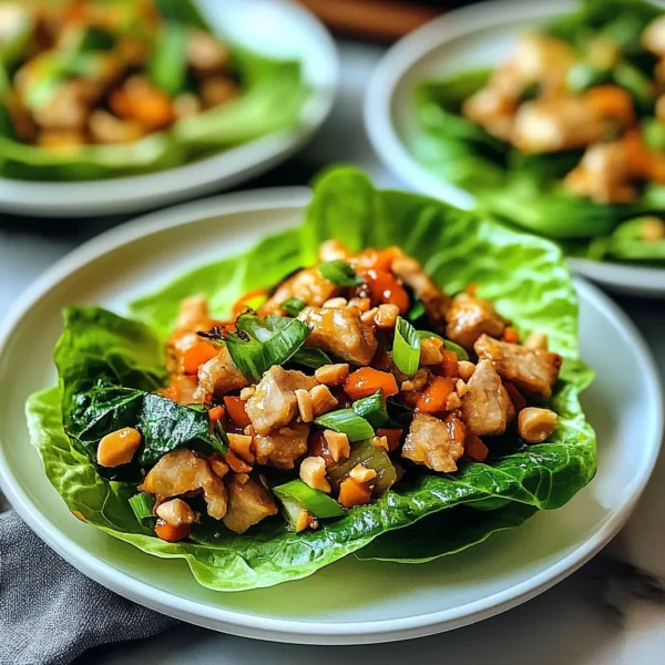 THAI LETTUCE WRAPS