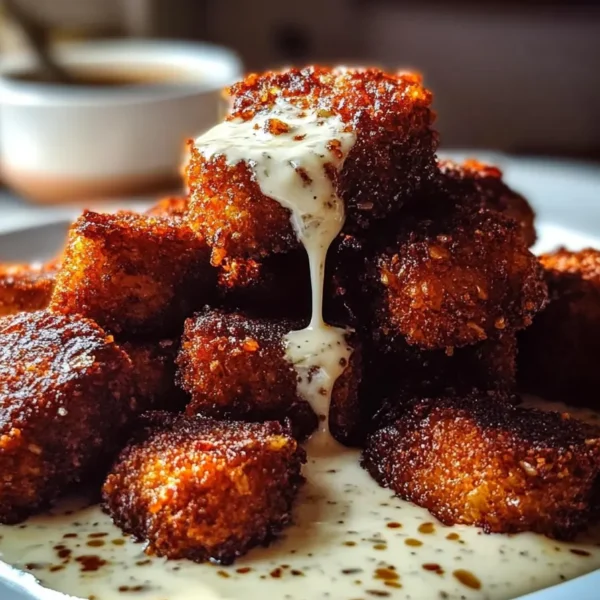Delicious Baked Chicken Nuggets on a Plate