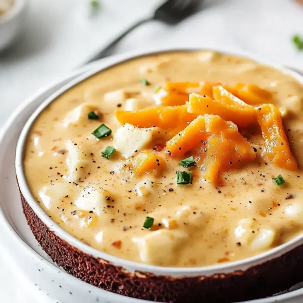 Creamy Potato Soup in a Bowl