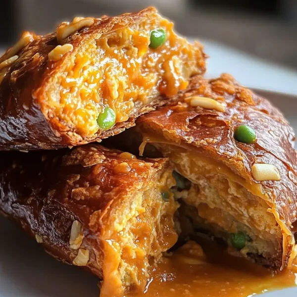 Delicious Buffalo Chicken Egg Rolls Freshly Made