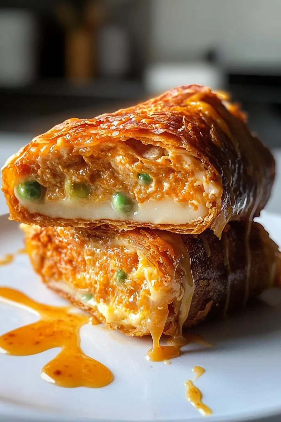 Buffalo Chicken Egg Rolls Recipe: