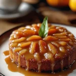 Caramel Apple Upside Down Cake Freshly Baked