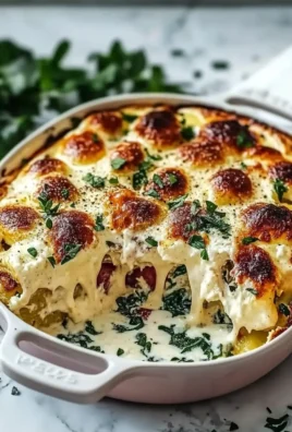 Creamy Chicken and Spinach Casserole Ready to Serve