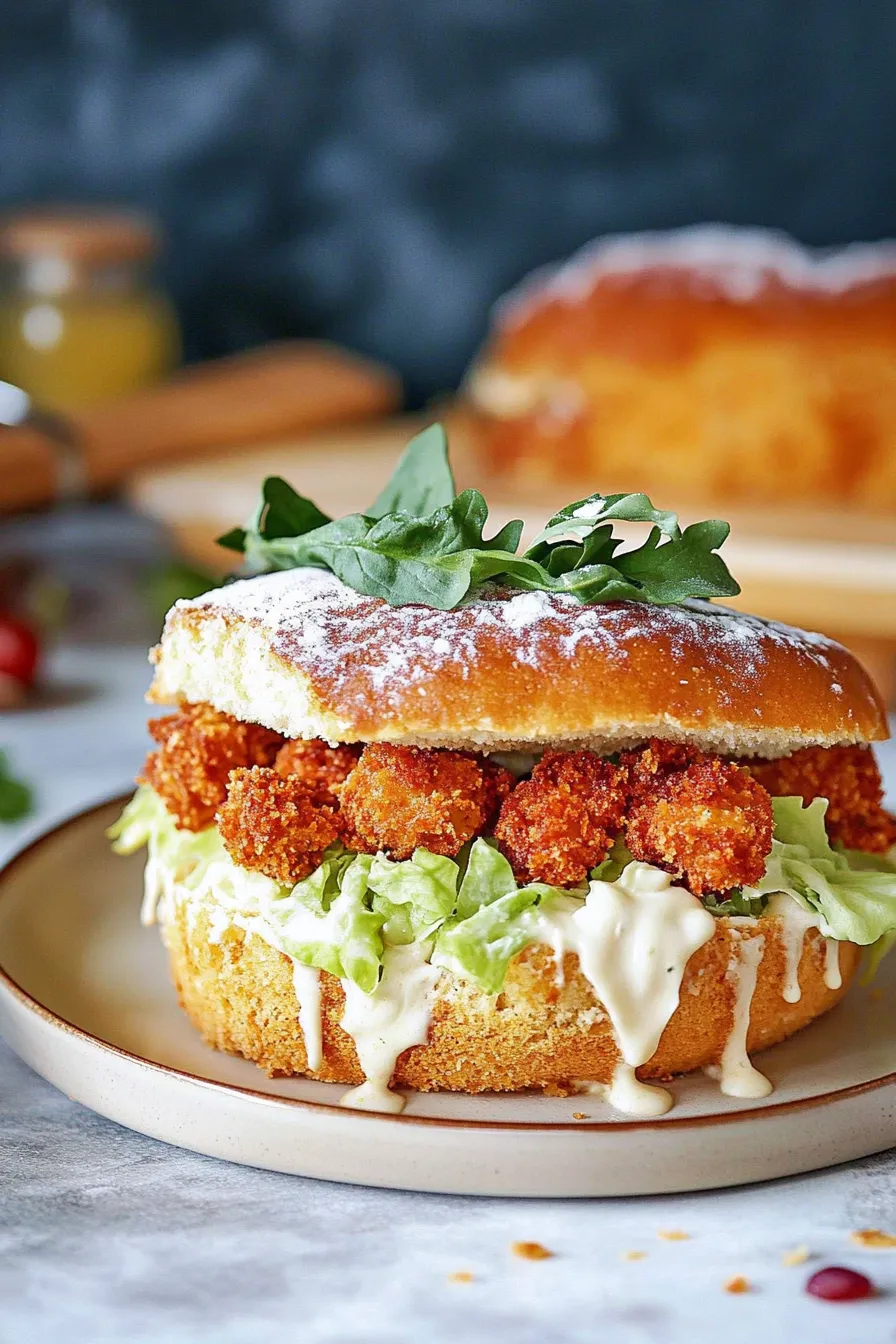 Crispy Chicken Caesar Sandwich