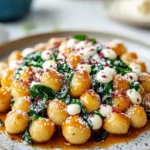 Crispy Gnocchi With Spinach And Feta Plated Deliciously