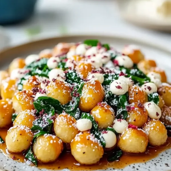 Crispy Gnocchi With Spinach And Feta Plated Deliciously