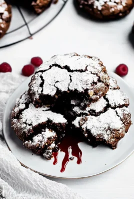 Double Chocolate Crinkle Cookies Freshly Baked Delight