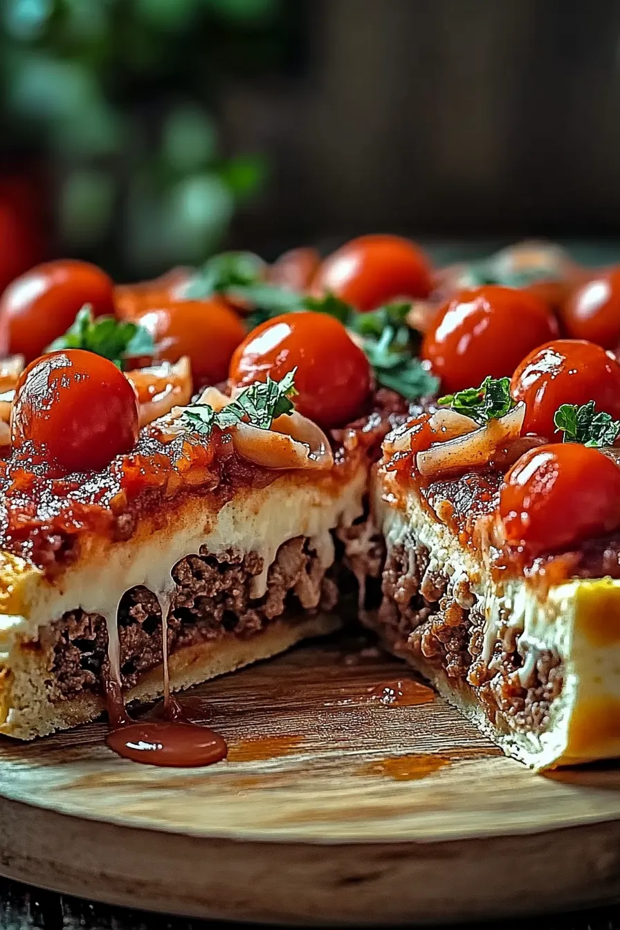 Easy Beef Pizza Pie Recipe