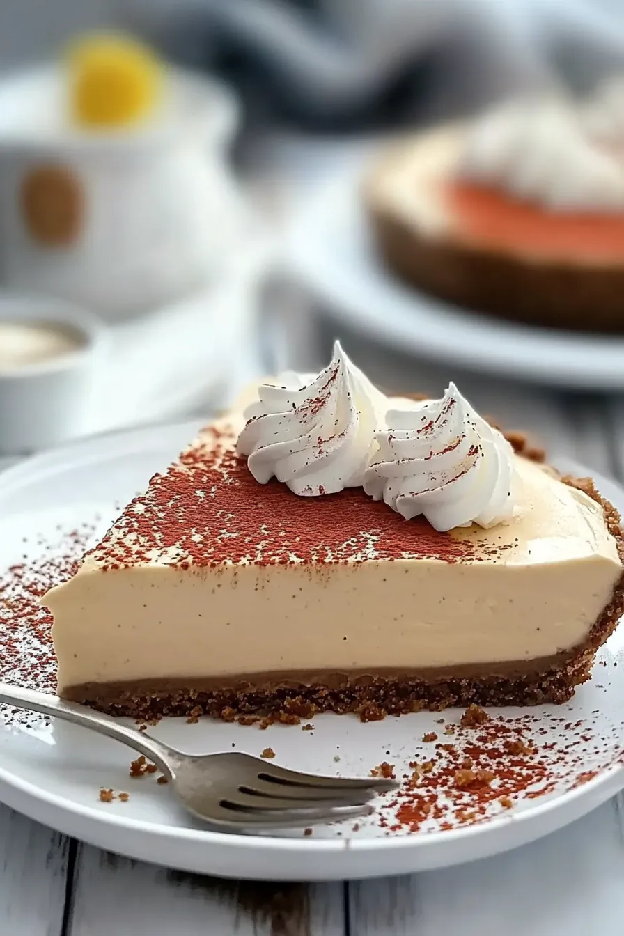 Easy No Bake Eggnog Pie Recipe