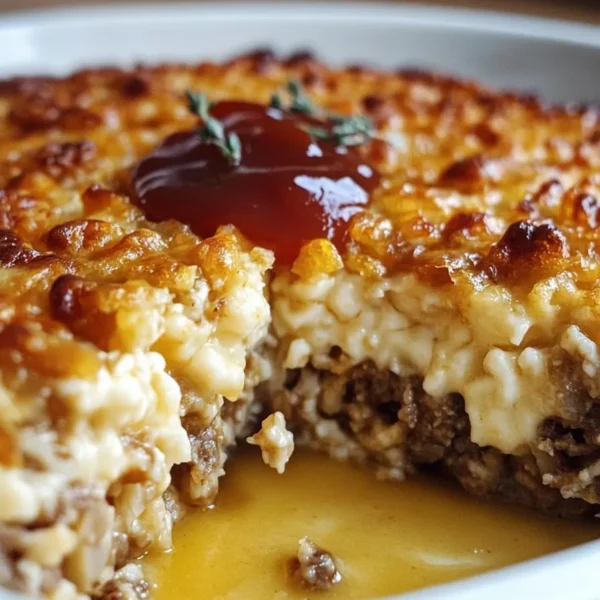 Delicious French Onion Ground Beef and Rice Casserole