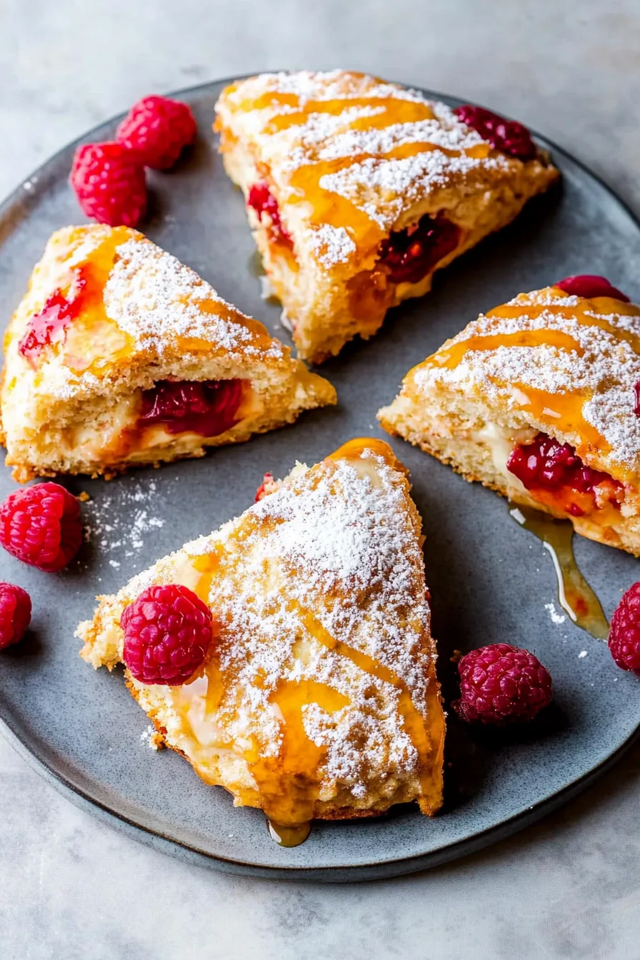 Glazed Cranberry Orange Scones