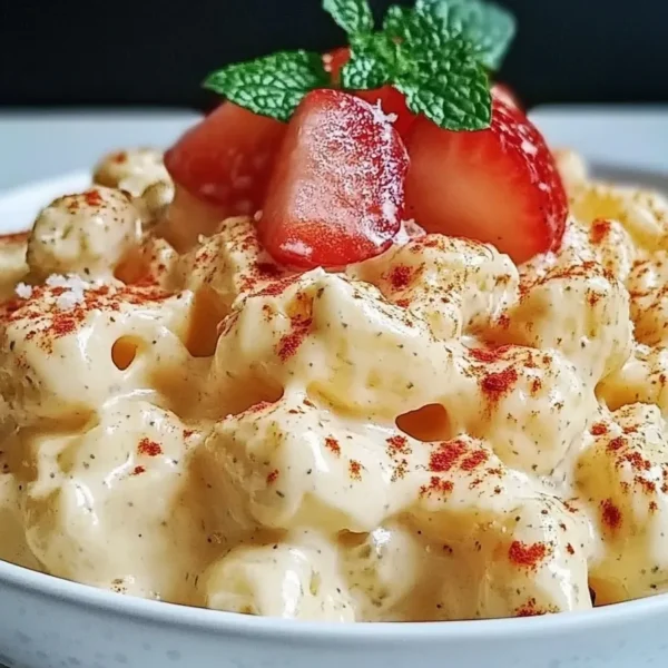 Guy Fieri’s Macaroni Salad Served in a Bowl
