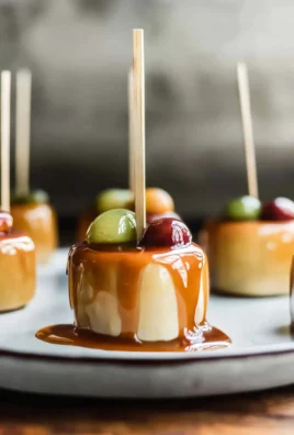 Homemade Caramel Apples Ready to Enjoy