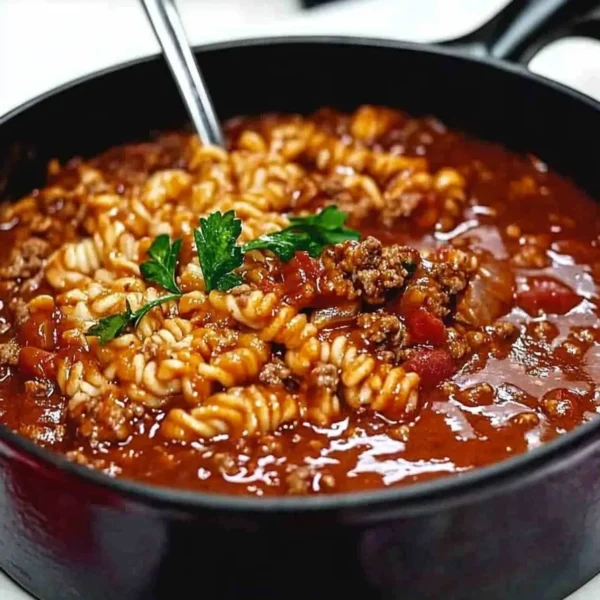 Delicious Lasagna Soup in a Bowl